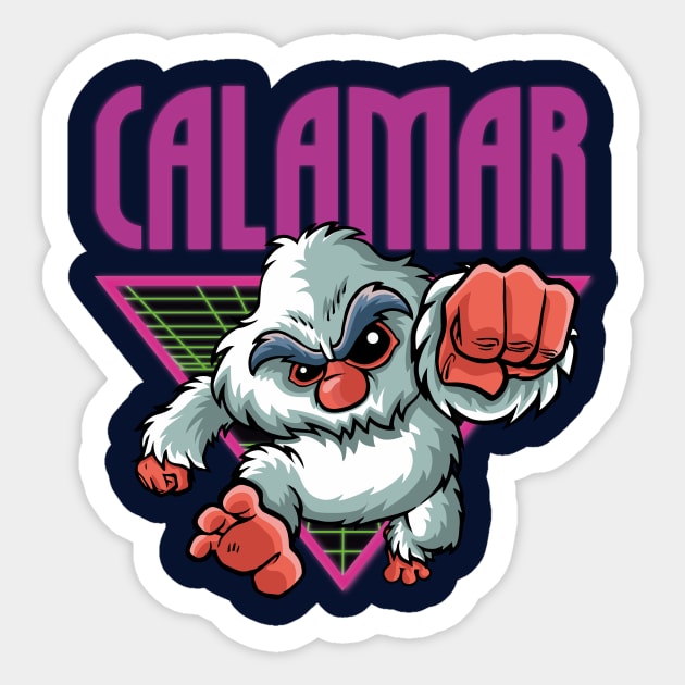 Calamar Sticker by mauchofett